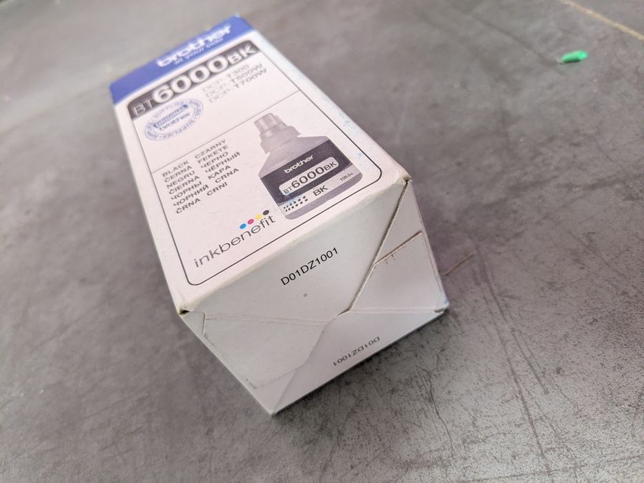 czarny tusz Brother BT6000BK 108.0ml