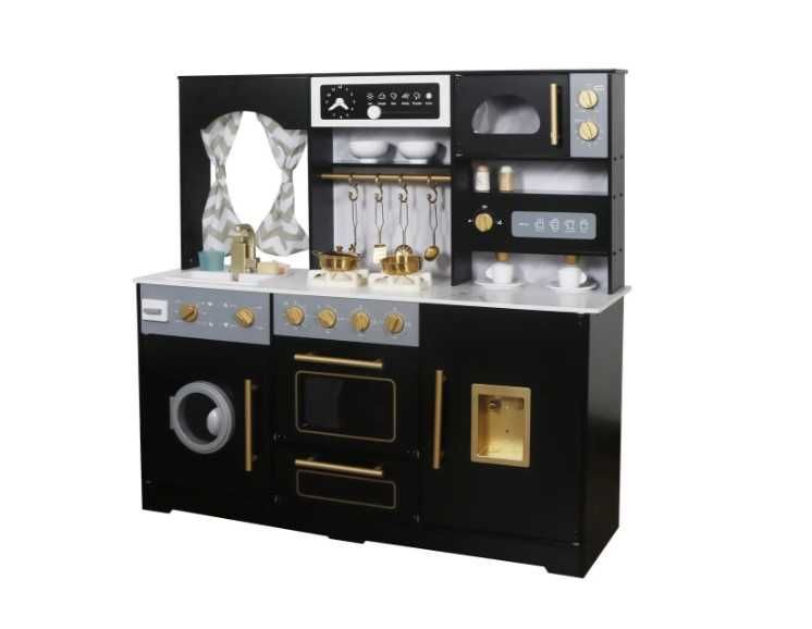 Кухня дитяча дерев'яна AVKO Равенна Black, звукові та світлові ефекти