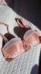 Stanik biustonosz H&M Sonia Rykiel 80B różowy usztywniany bralet