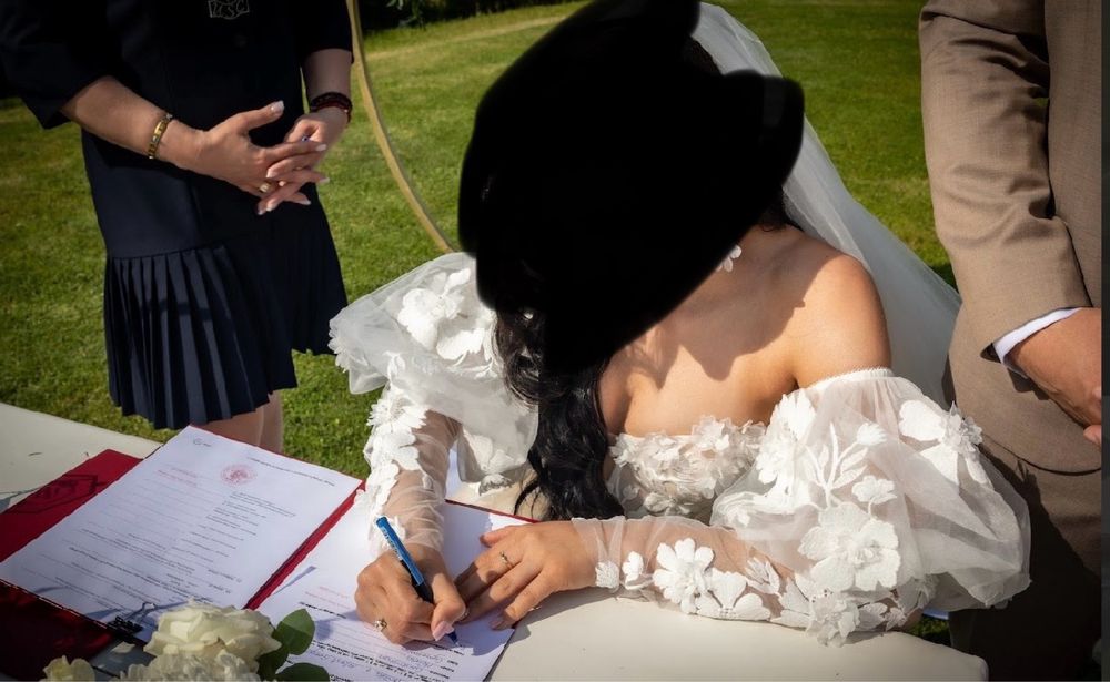 Suknia ślubna Vero Bloom, nowoczesna, sluczna kolekcja 2025
