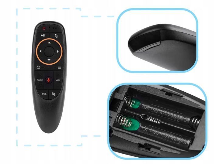 Pilot Do Laptopa Telewizora G10 Smart Tv Box Z Mikrofonem X9 Usb Nowoc