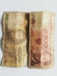 Banknoty 100 i 500 zł