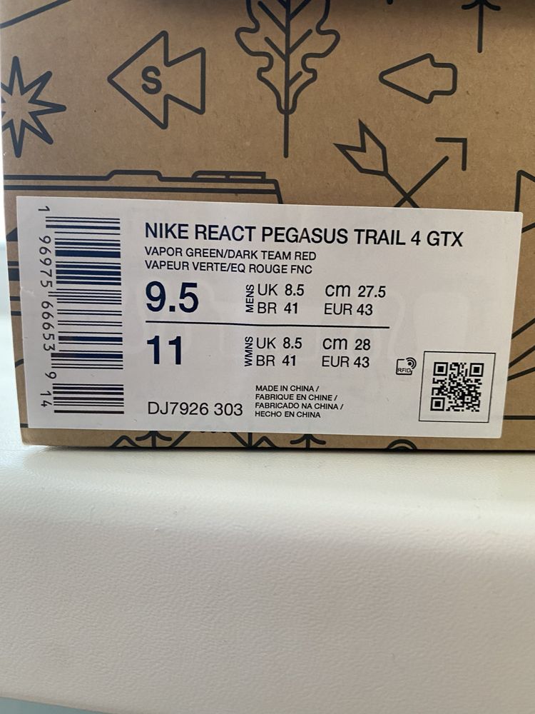 Кросівки Nike React Pegasus Trail 4 GTX (Gore-Tex)