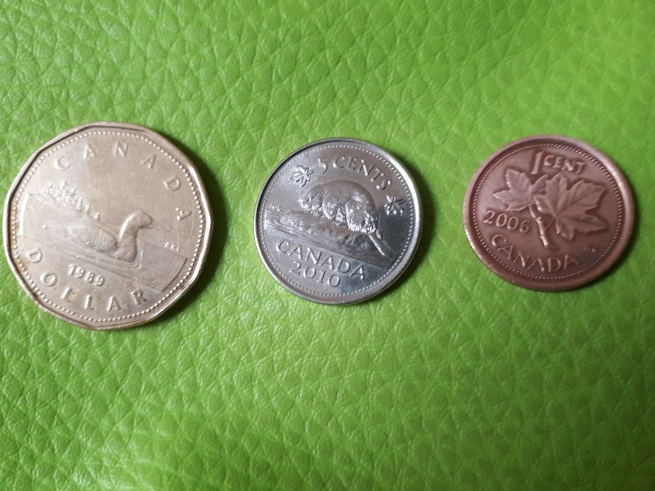 Lote moedas Canadá