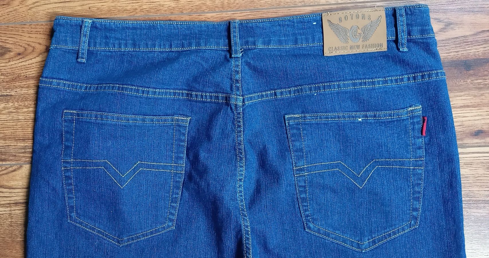 Spodnie jeansowe r.40 BT Botons denim bawełna prosta nogawka