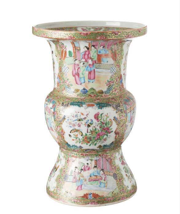 Jarra 'Mandarim' e porcelana chinesa, Guangxu