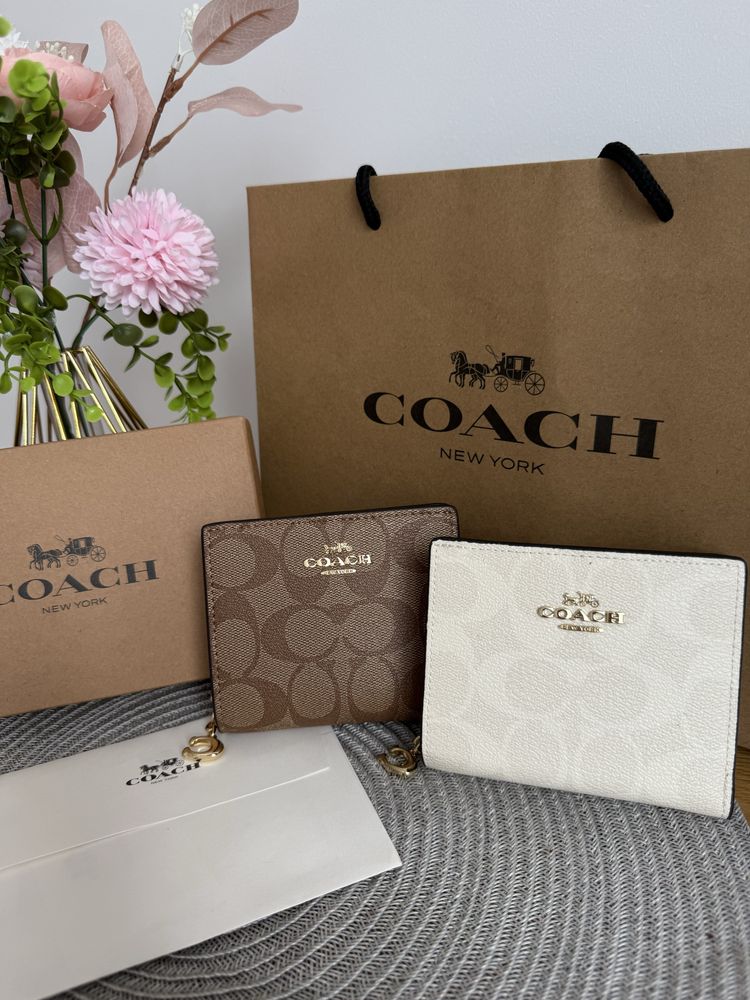Гаманець коач coach натуральна шкіра оптом дропшипінг все в наявності