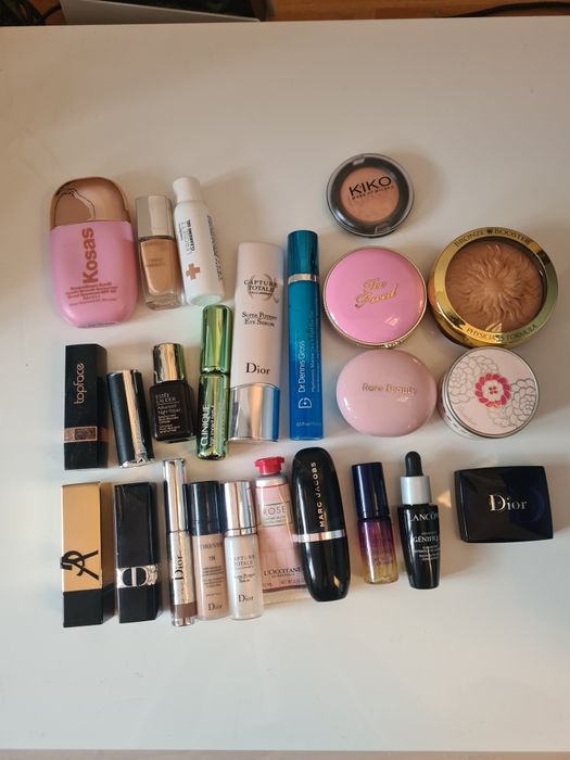 Zestaw dior lancome guerlain ysl rare beauty too faced