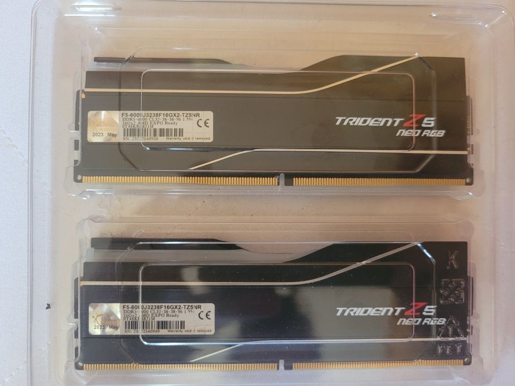 Trident Z5 Neo RGB DDR5 32 GB (2x 16) jak Nowe