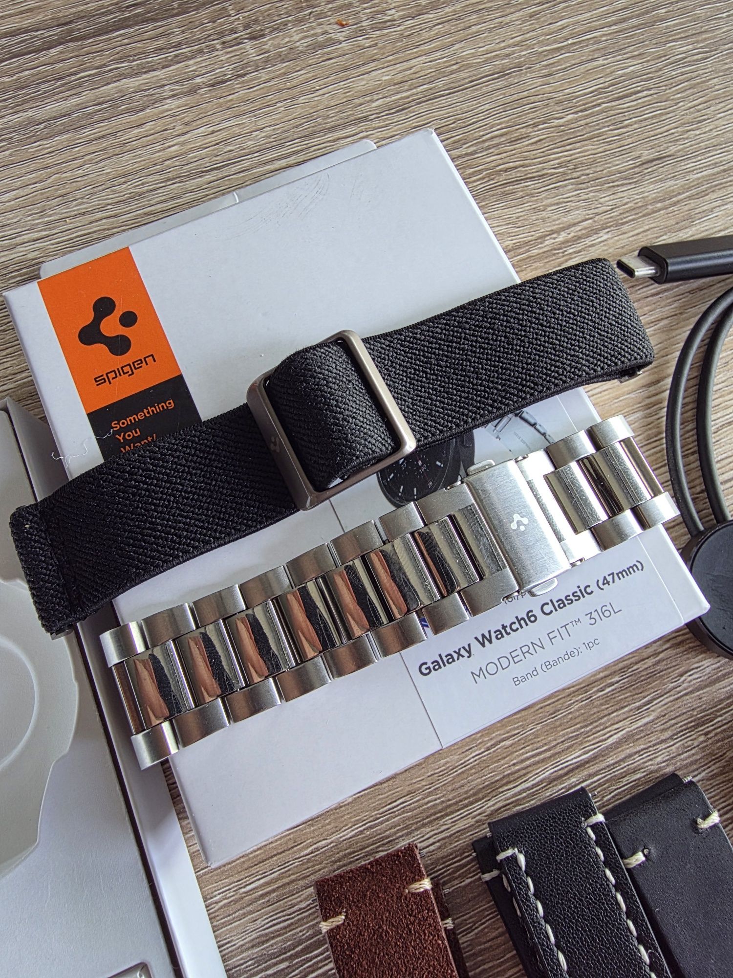 Samsung Galaxy Watch 6 Classic 47mm Prateado (Silver) + extras