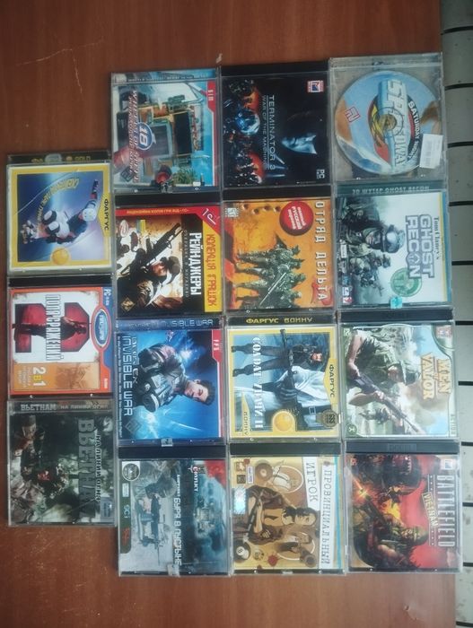 CD диски для компьютера игровые