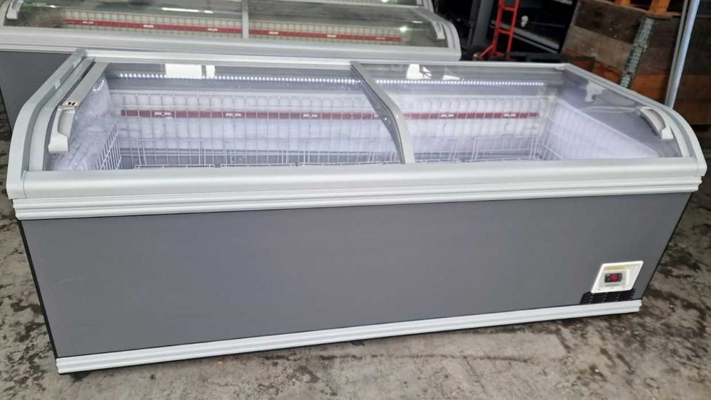 Якісний Морозильний лар бонета AHT Miami 250 AD VS LED Темносірий