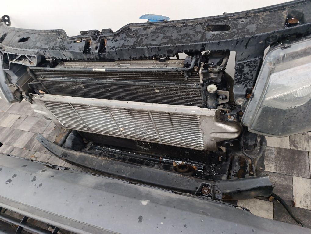 Kompletny przód VW t5 lift maska zderzak lampy pas przedni