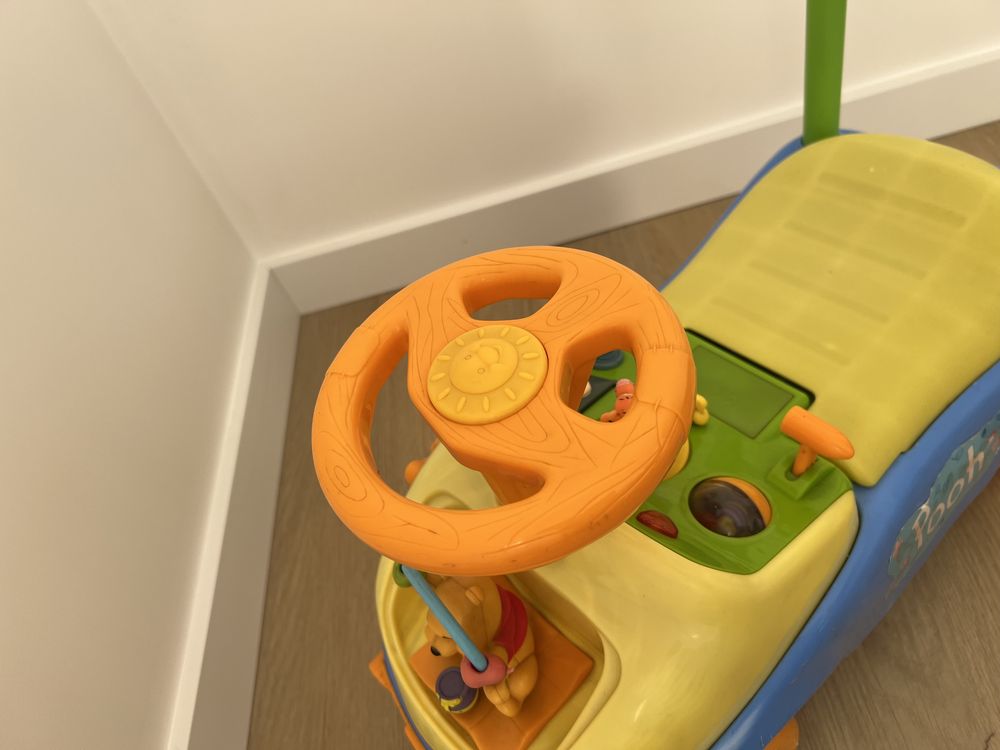 Carro, primeiro corredor para bebes winnie the pooh