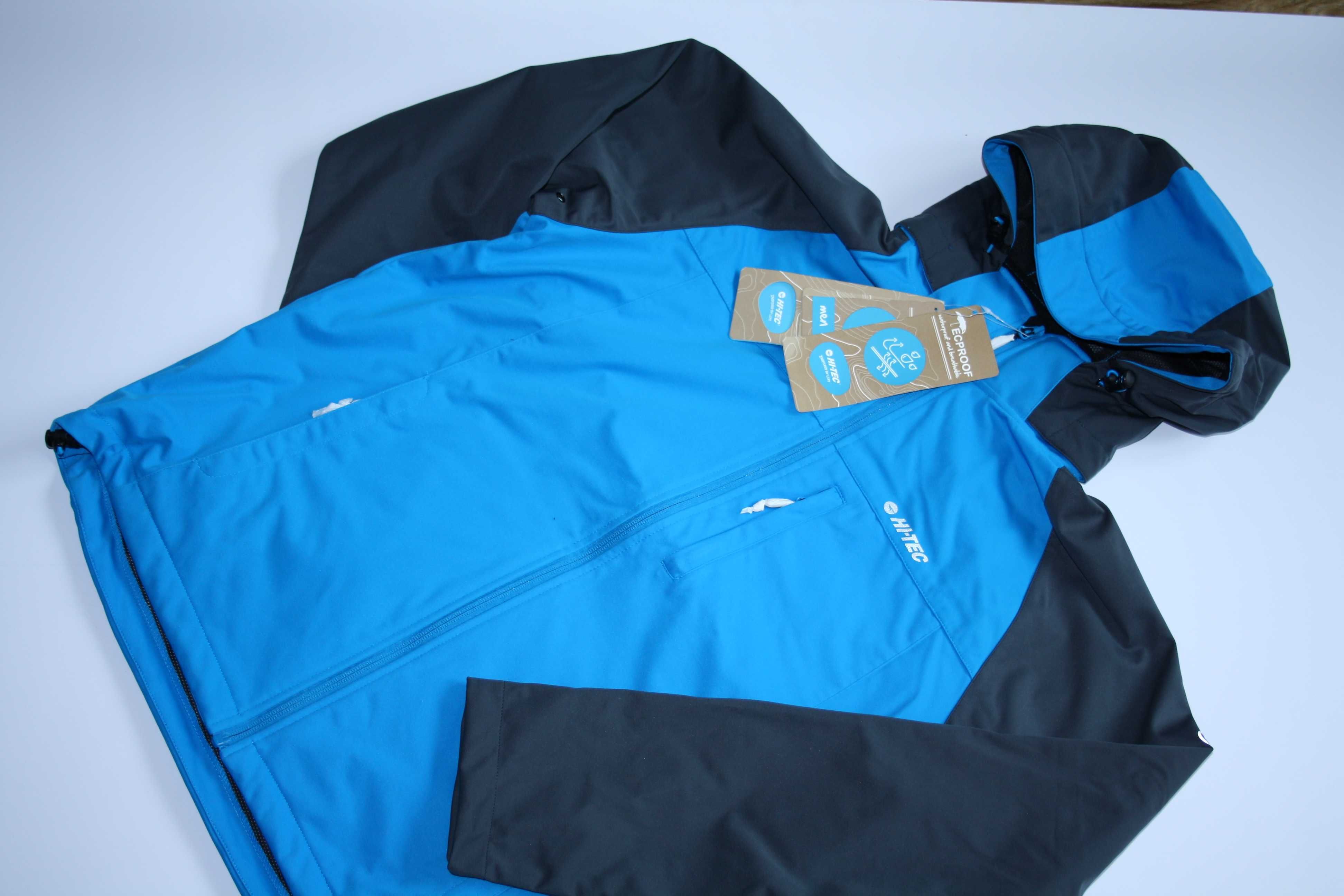 męska kurtka softshell Hi-Tec CORO II niebieski membrana L