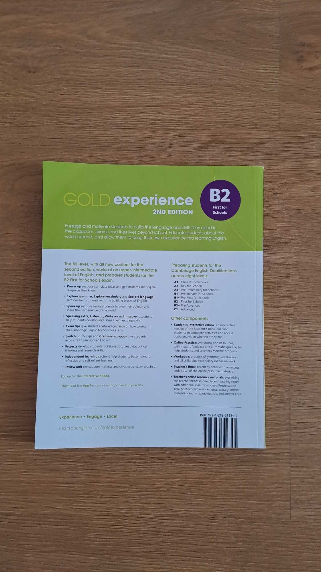 Gold Experience B2 Student's book - NOWA