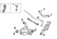 Сайлентблоки задней подвески Audi A4 B6/B7/A6 C6