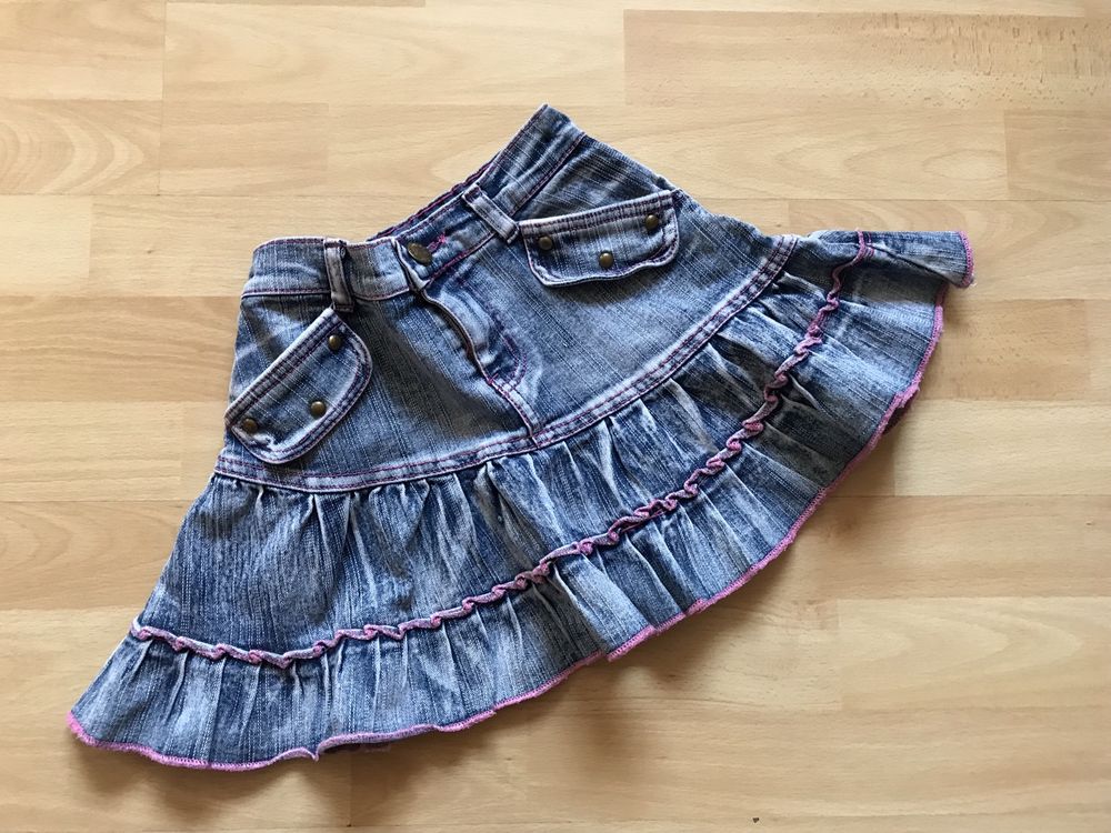 Джинсова спідниця, юбка, спідничка на ріст 110-116-122  см