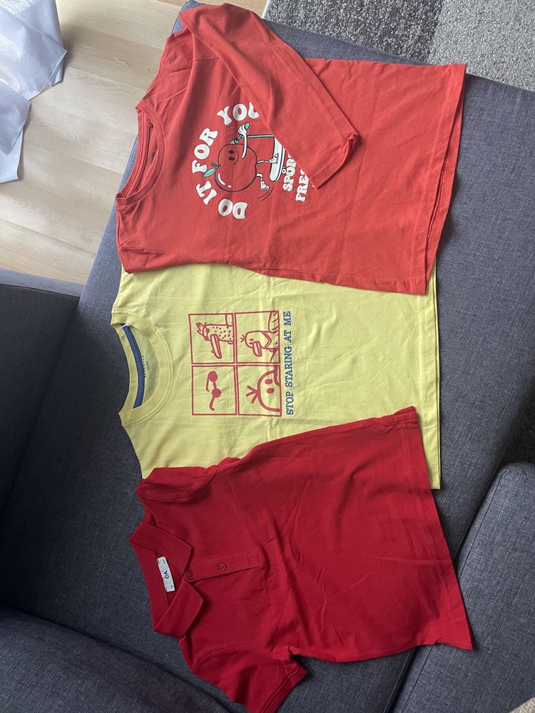 2 tshirt i bluzka chłopiec 123