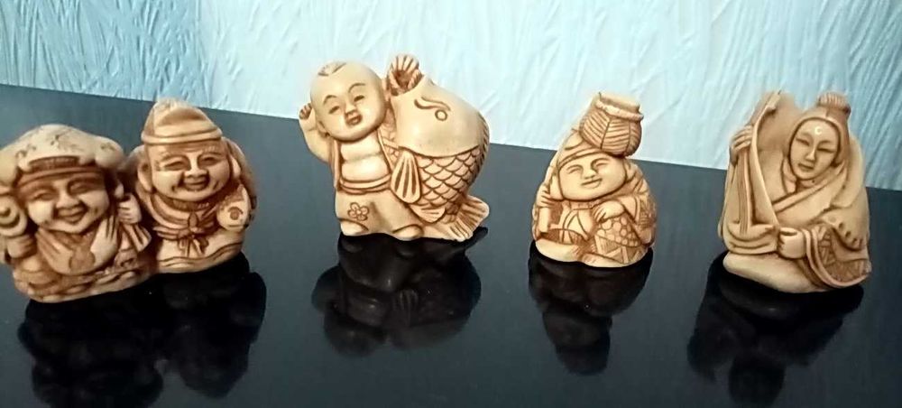 Фигурки нэцке, разнообразные