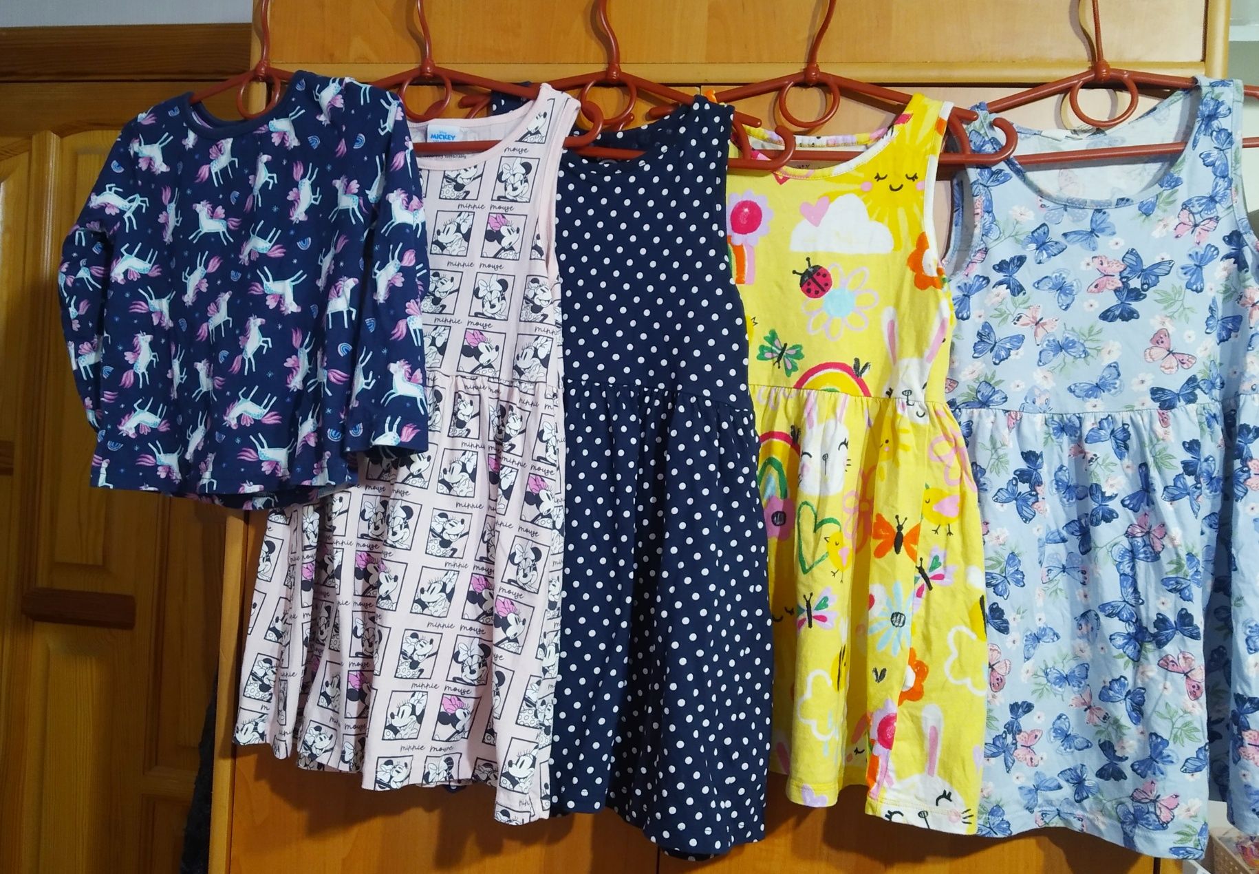 Пакет 11 единицH&M, M&S, Next, George,F&F, Disney на девочку 3-5 лет,