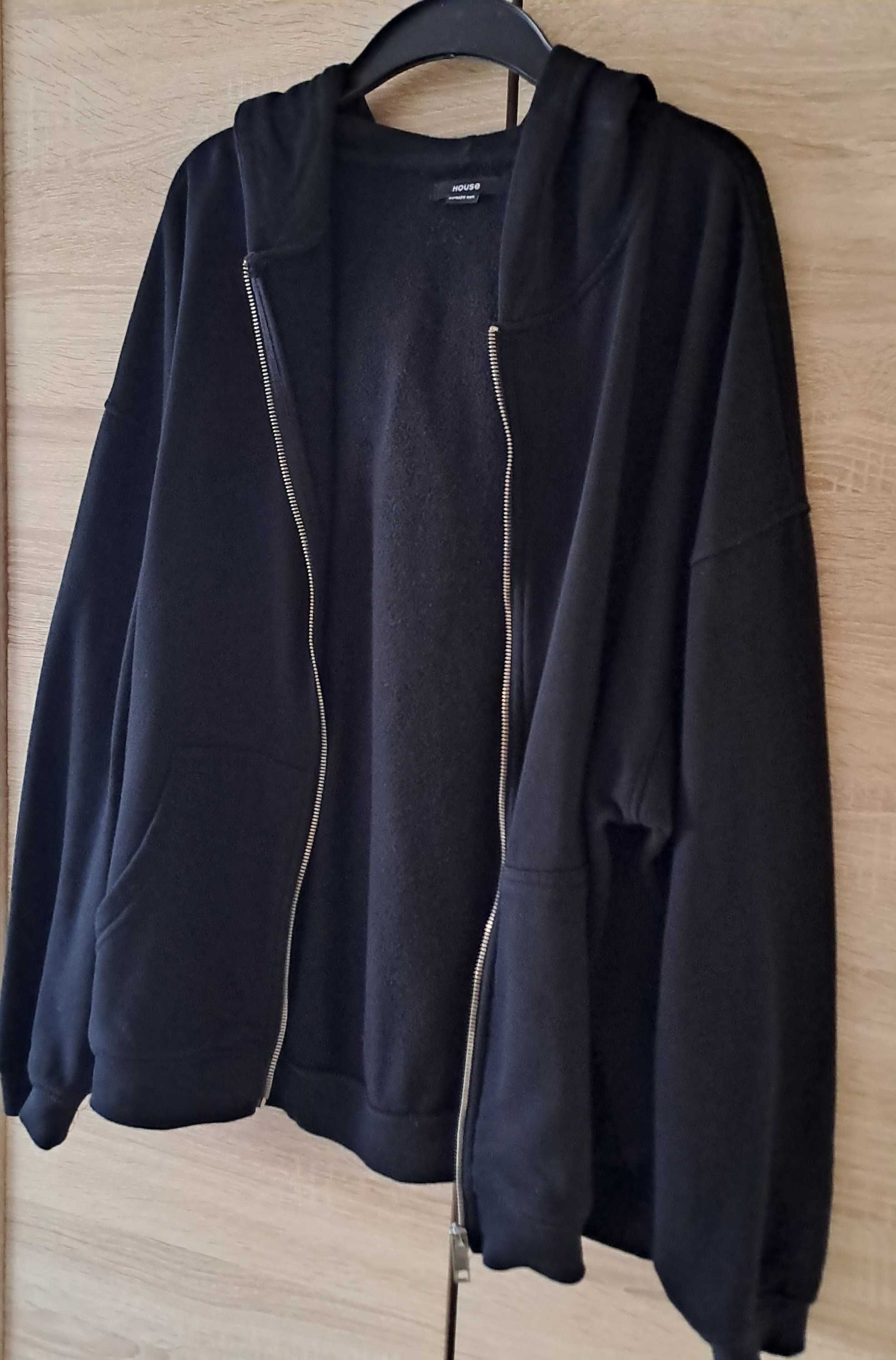 Rozpinana bluza oversize czarna House / rozmiar M/L