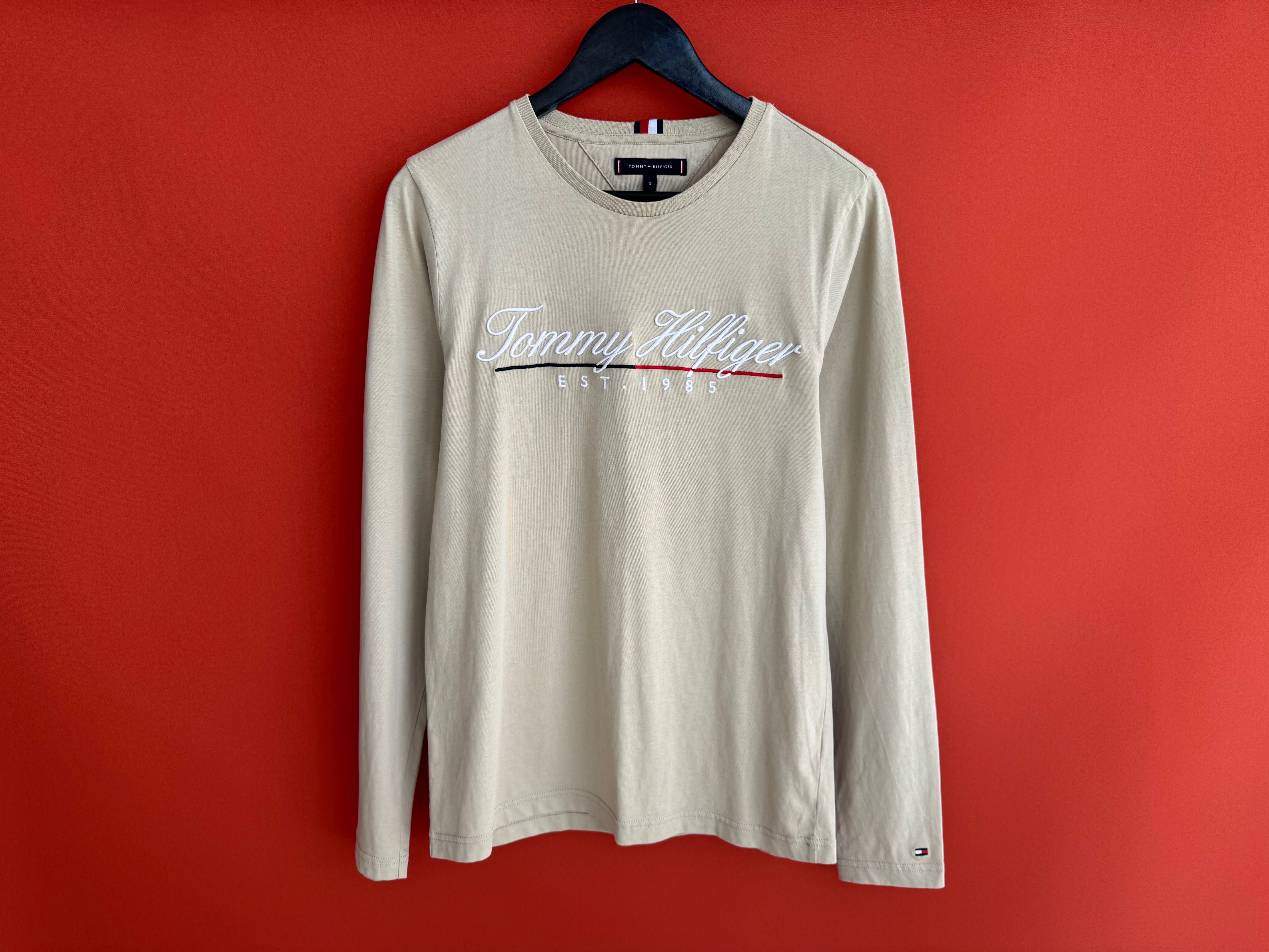 Tommy Hilfiger мужская кофта футболка лонгслив свитшот размер S Б У