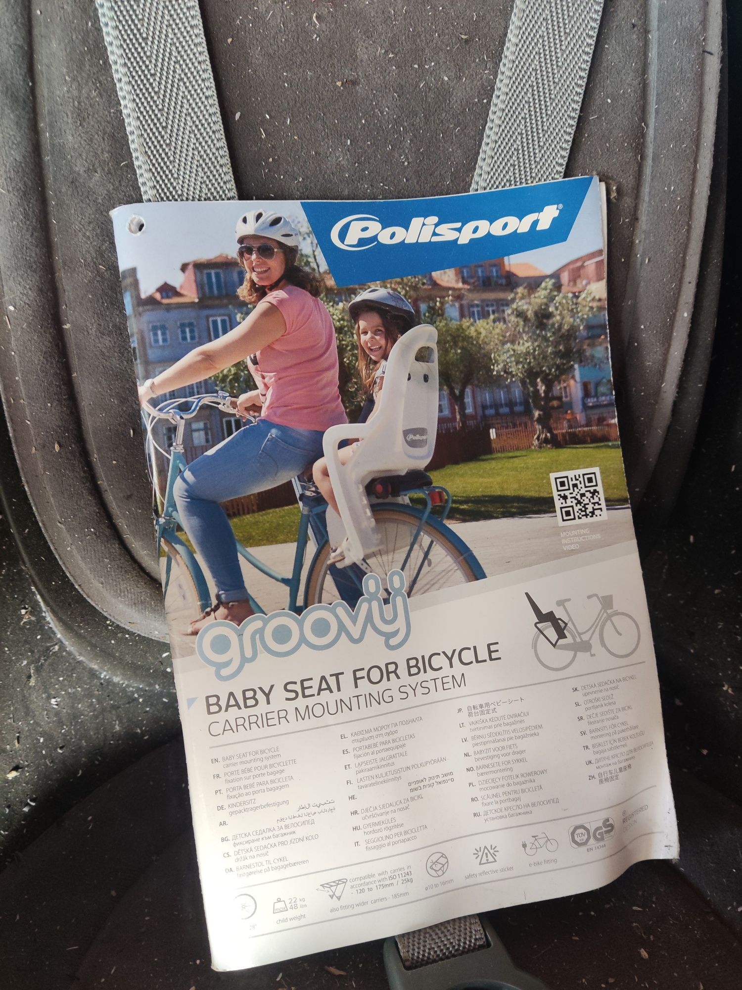 Porta-criança/cadeira para bicicleta