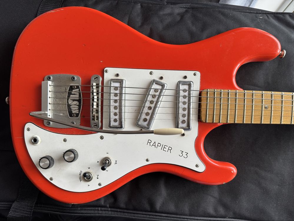 Guitarra Watkins Rapier 33, anos 60