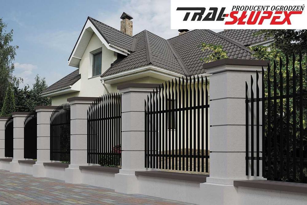 Ogrodzenie gładkie - boniowane -dworkowe 40x40x25