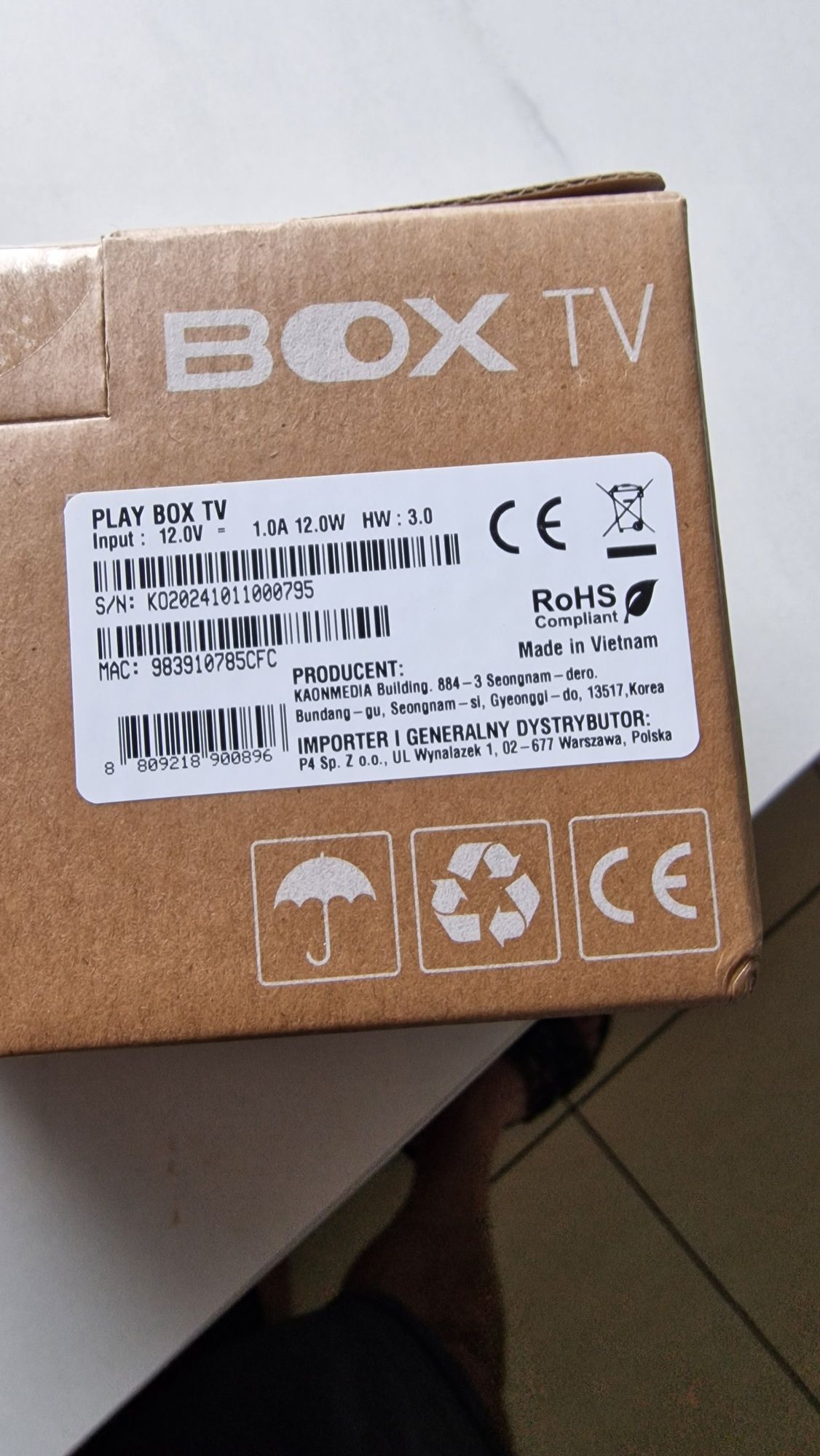 Dekoder play now tv box android iptv telewizja