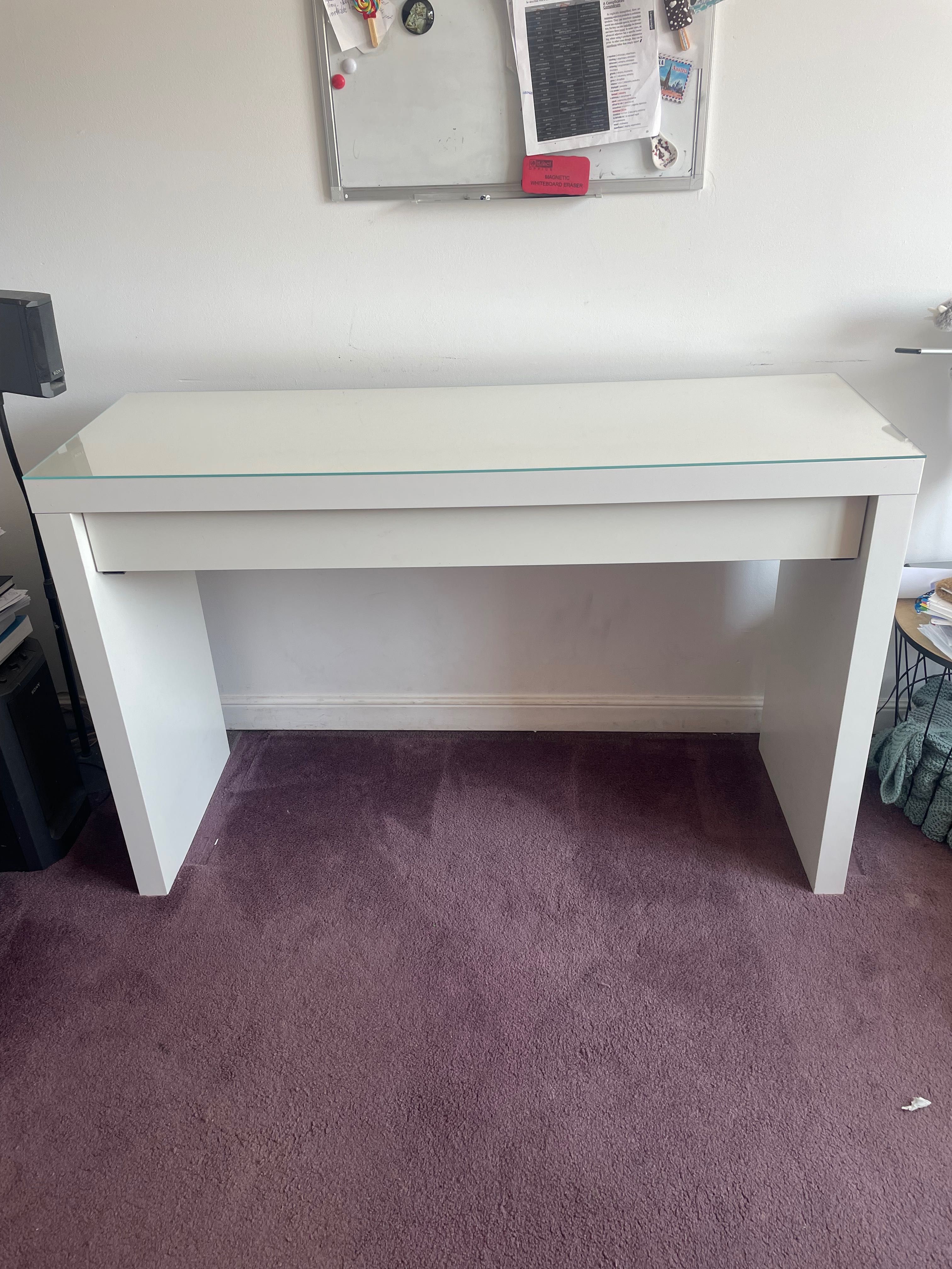 Toaletka, biurko Malm Ikea