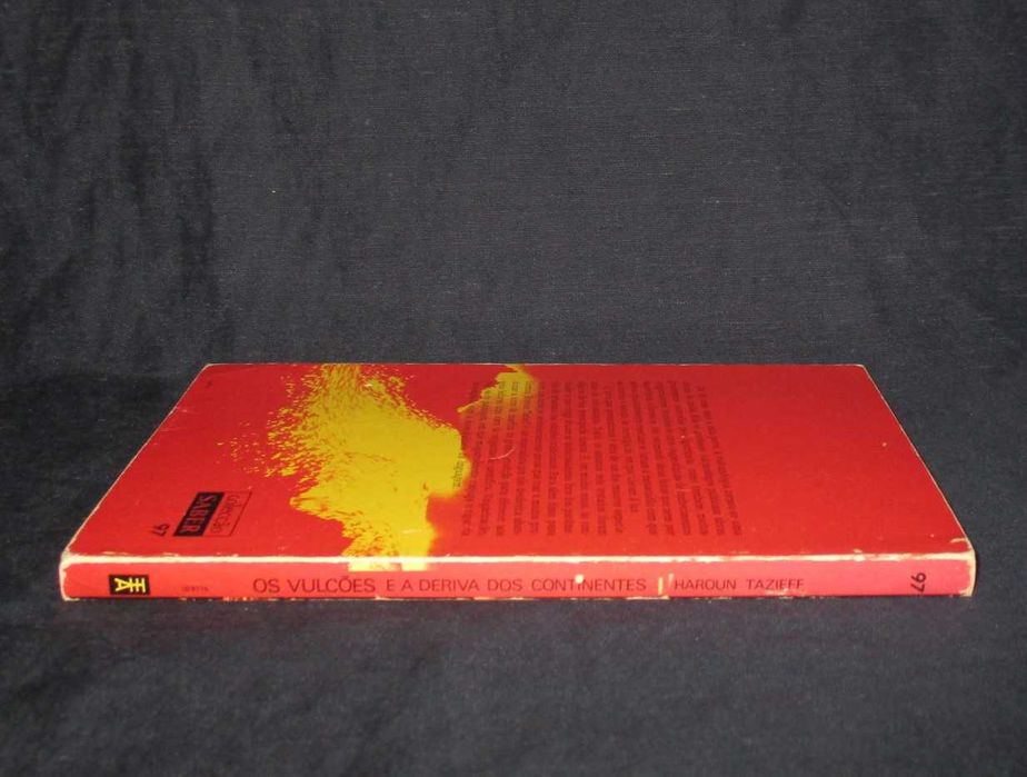 Livro Os vulcões e a deriva dos continentes Haroun Tazieff