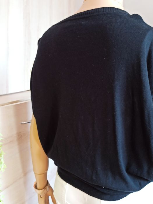 Sg Sweter z krótkim rękawem z dżetami nietoperz 34 , 36 , XS  , S orgi