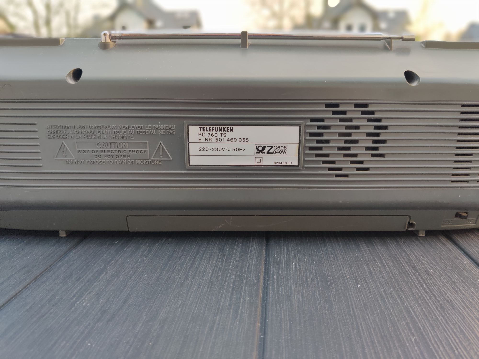 Telefunken RC 760 TS boombox radiomagnetofon radioodtwarzacz