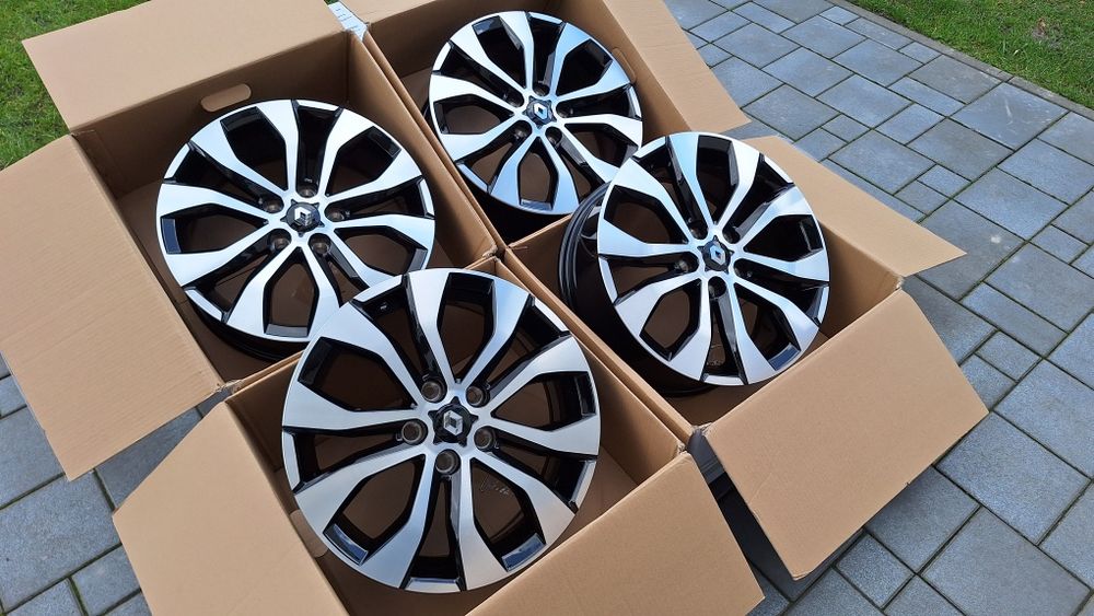 Oryginalne Nowe Alufelgi 5x114,3 R17 Renault Megane Dacia Toyota Nissa