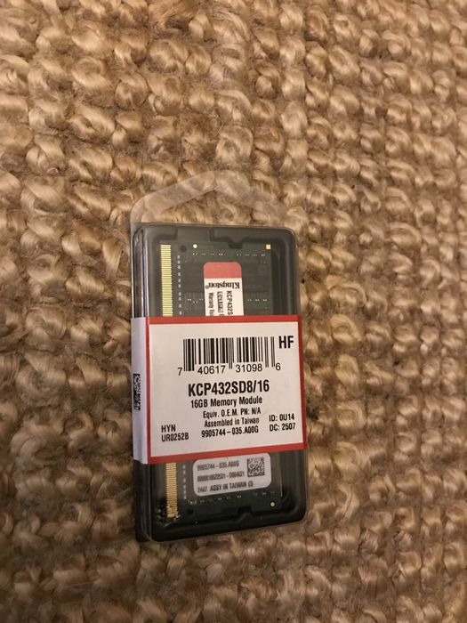 Pamięć RAM do laptopa PC4 16GB /3200 KCP432SD8/16