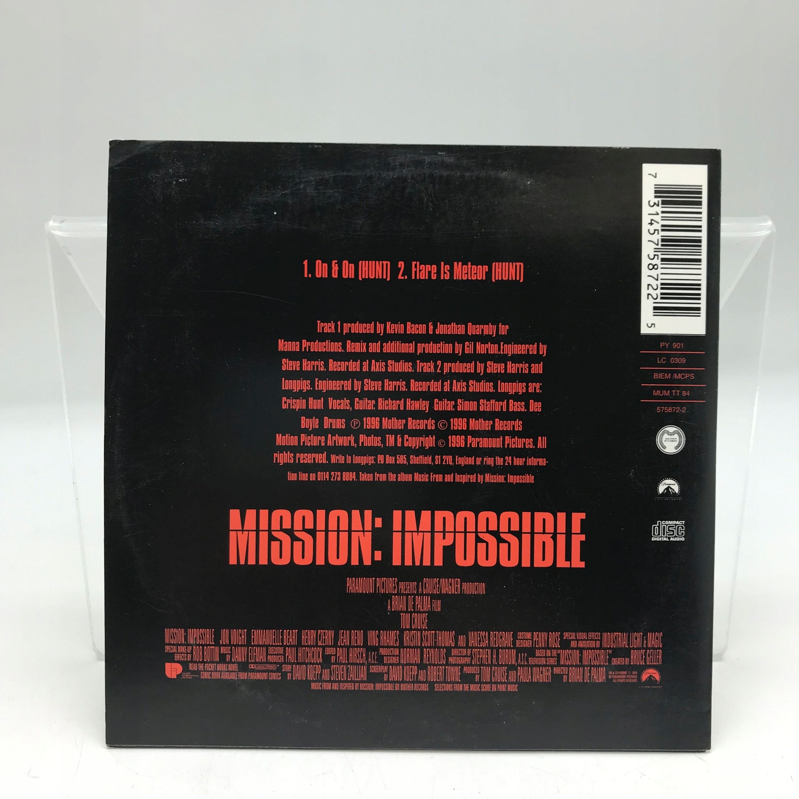 Cd - K. Bacon, J. Quarmby - Mission Impossible