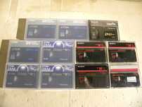 11 kaset do kamer mini DV SONY TDK PANASONIC