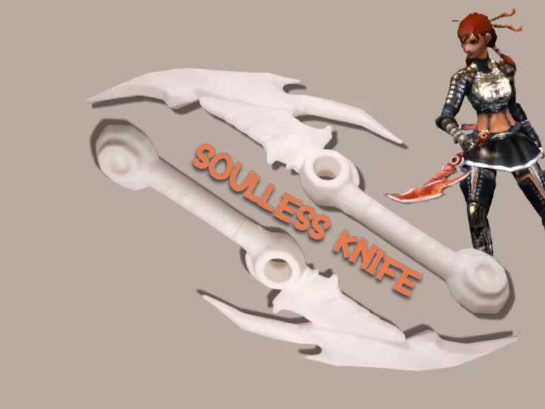 Metin2 Faca Cruel - cosplay/prop arma de ninja, 2adagas