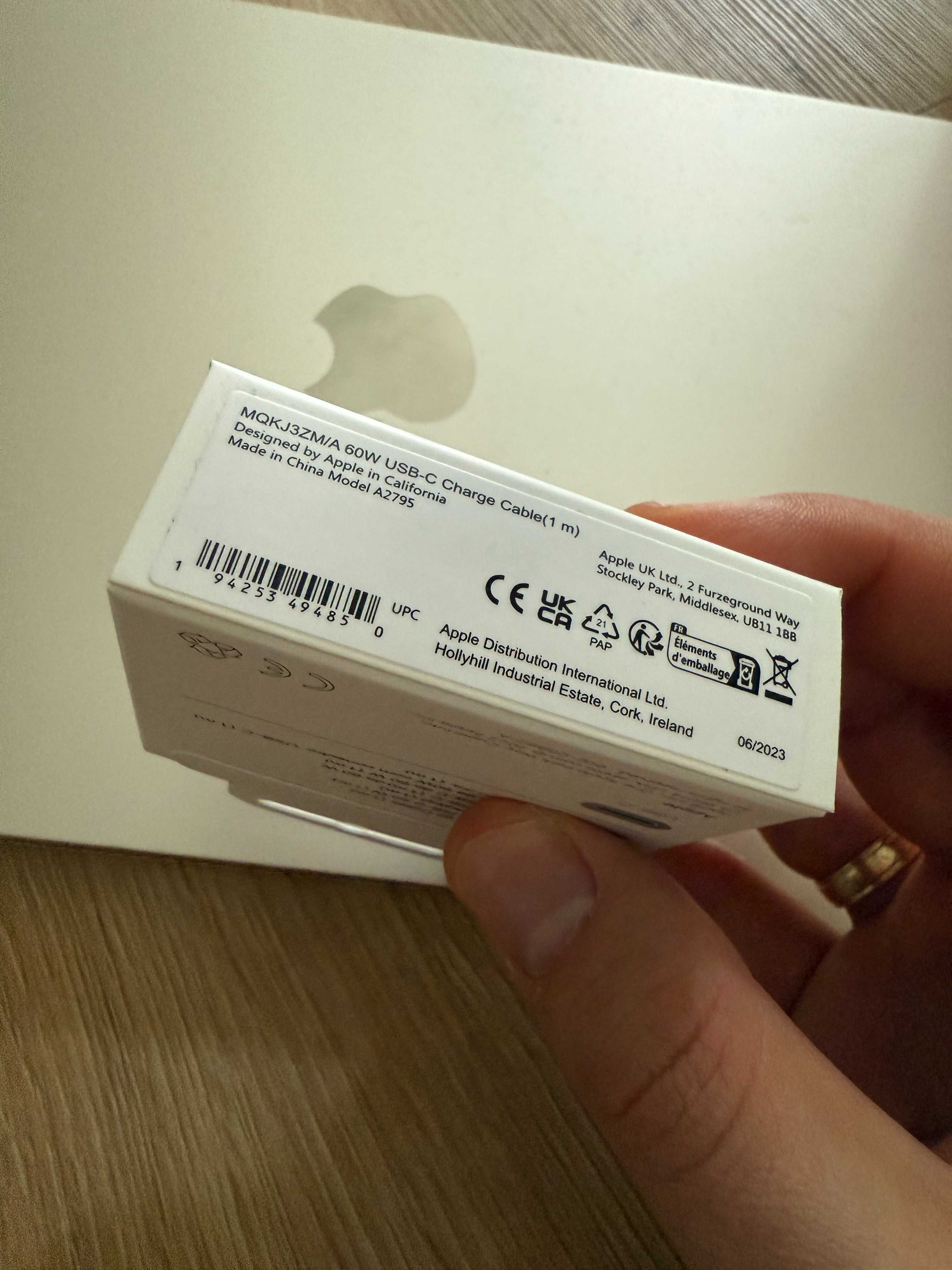 Oryginalny nowy kabel przewód Apple iPhone USB-C to USB-C 1m 60W