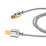 Дата-кабель ddHiFi TC07BC. USB-C / USB-B. Довжина: 100 см.