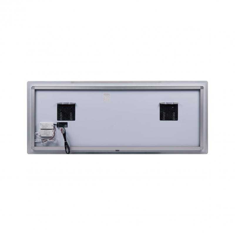 Дзеркало Tern прямокутне,LED touch switch,120х50 см Qtap,світлодіодне