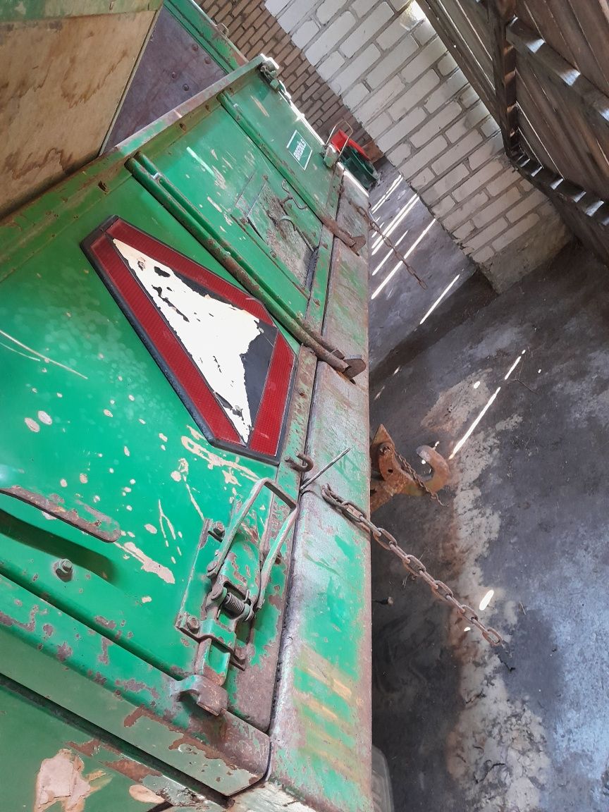 Sprzedam przyczepę tandem wywrotka tandem  burtowa skorupowa do zboża