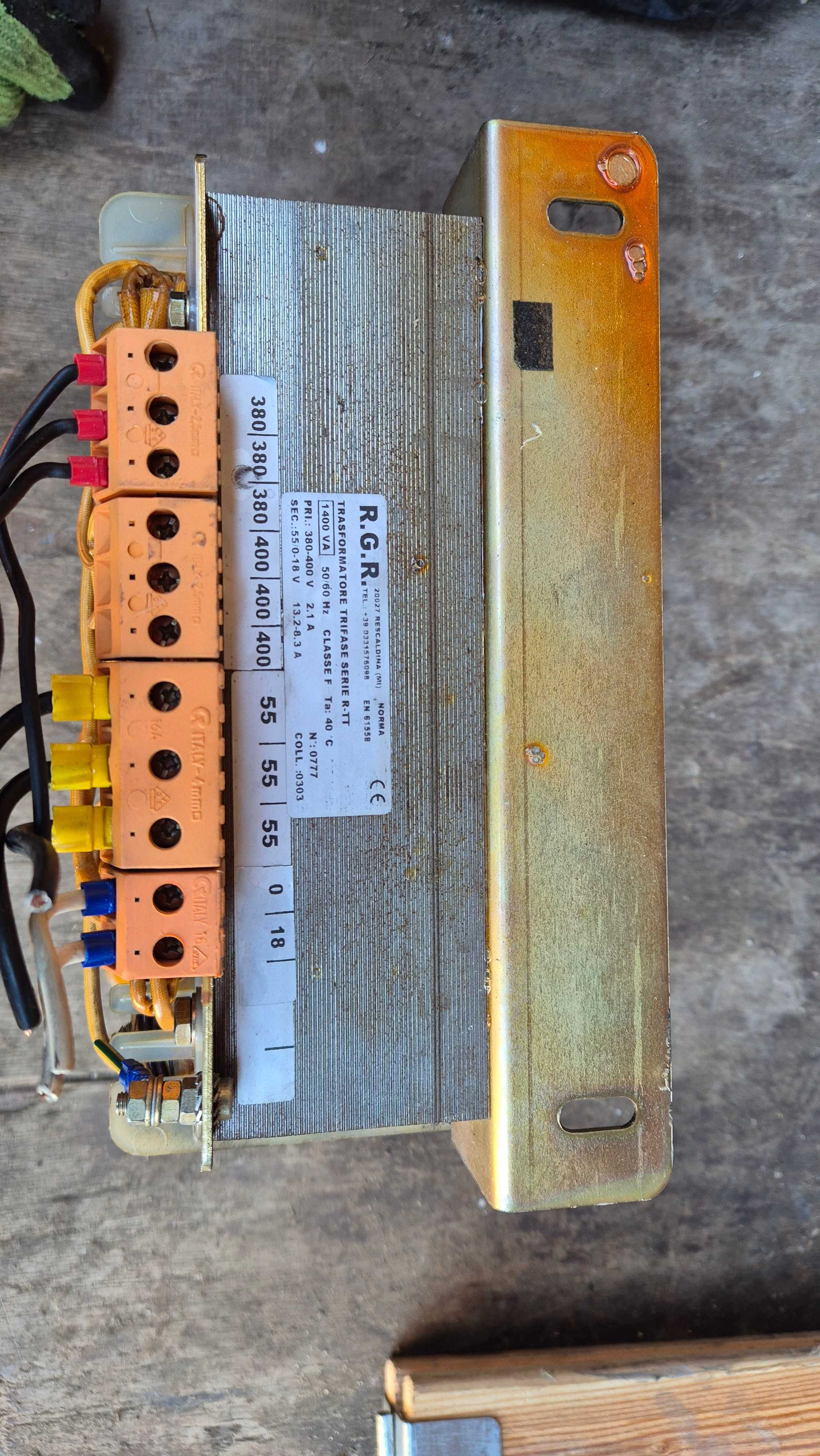 Transformator 3 fazowy RGR 380/400/55/18
