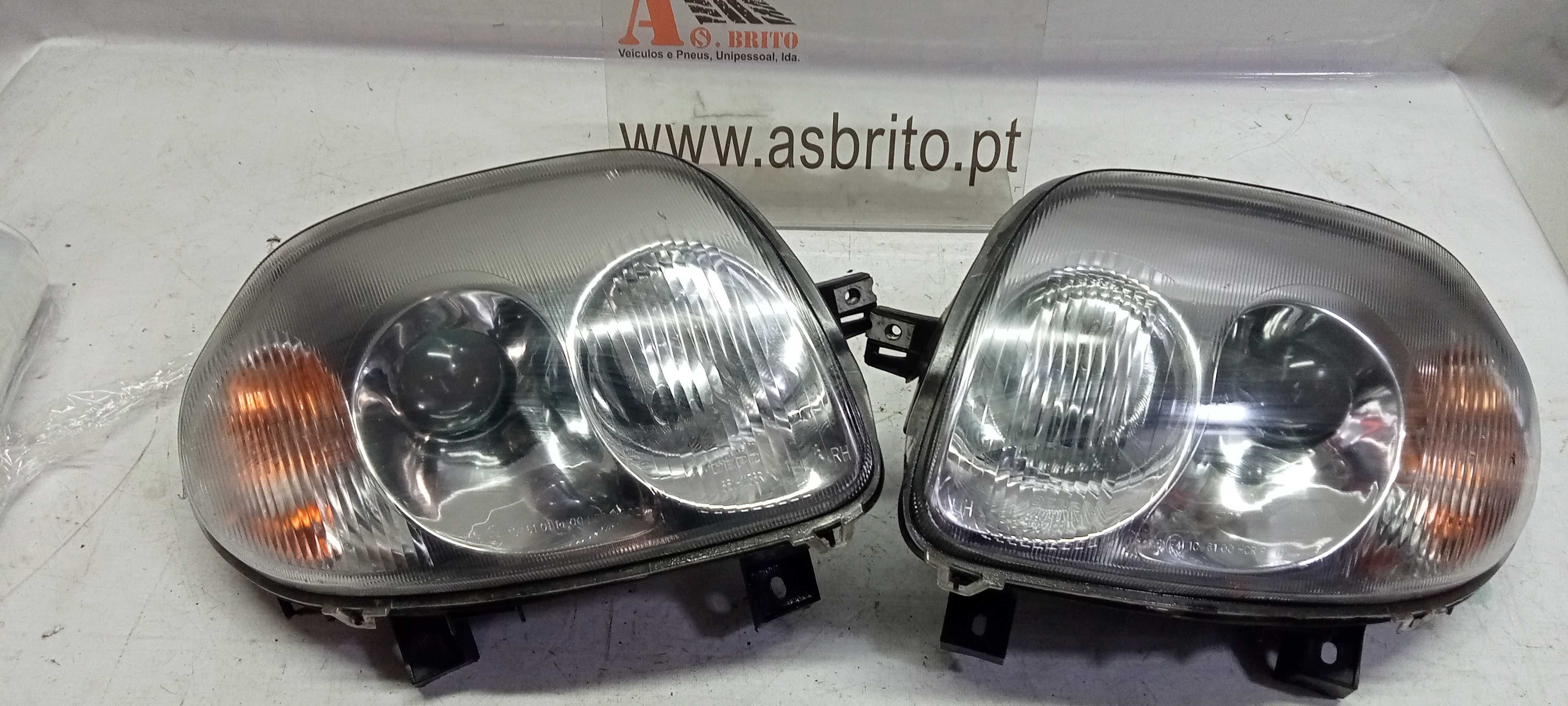 Farol farolim espelhos Renaut Clio I e Renaut Clio 2