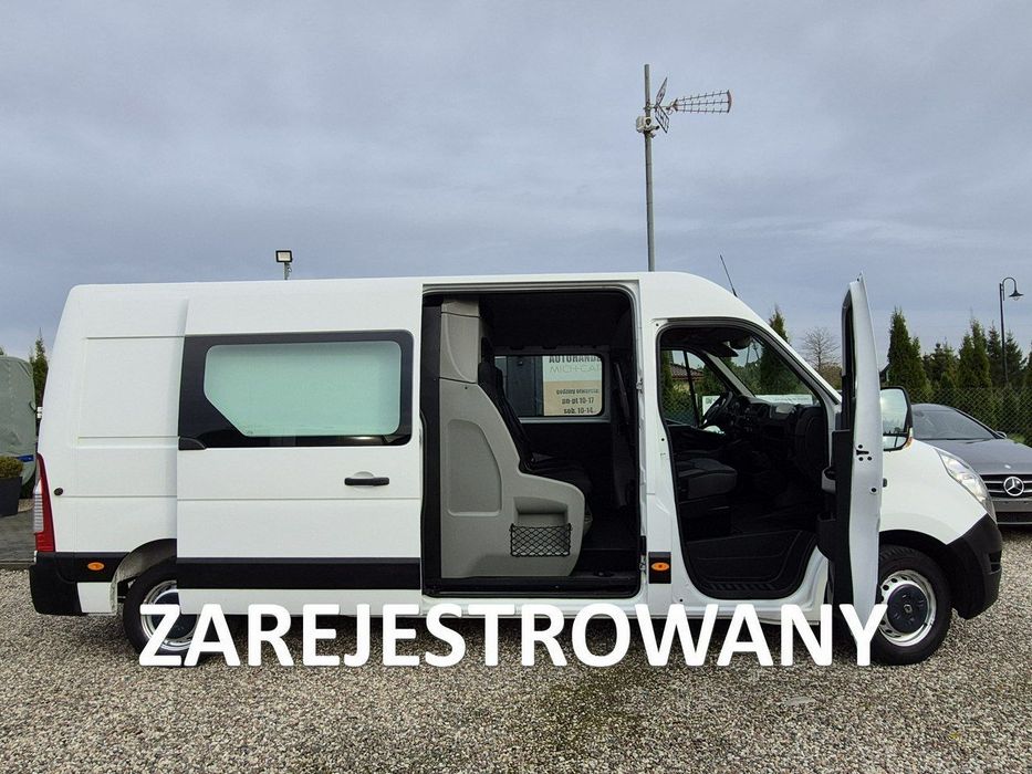 Renault Master  2.3 Diesel**7-osobowy**Brygadówka**Kamera**L3H2**Jeden Właściciel**