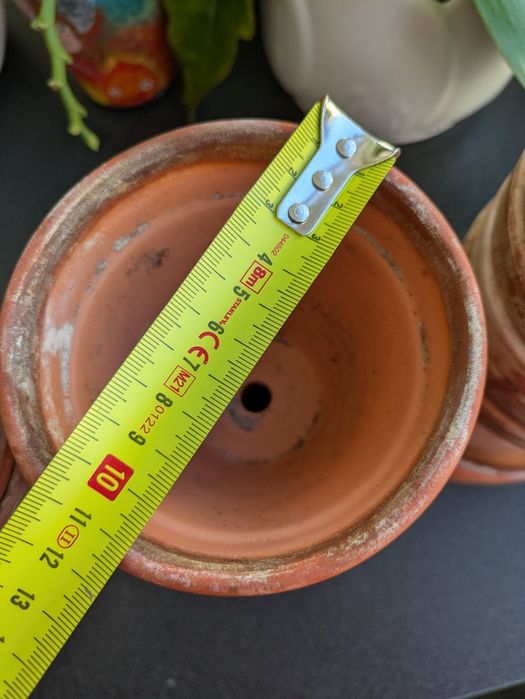 Conjunto de vasos de terracota