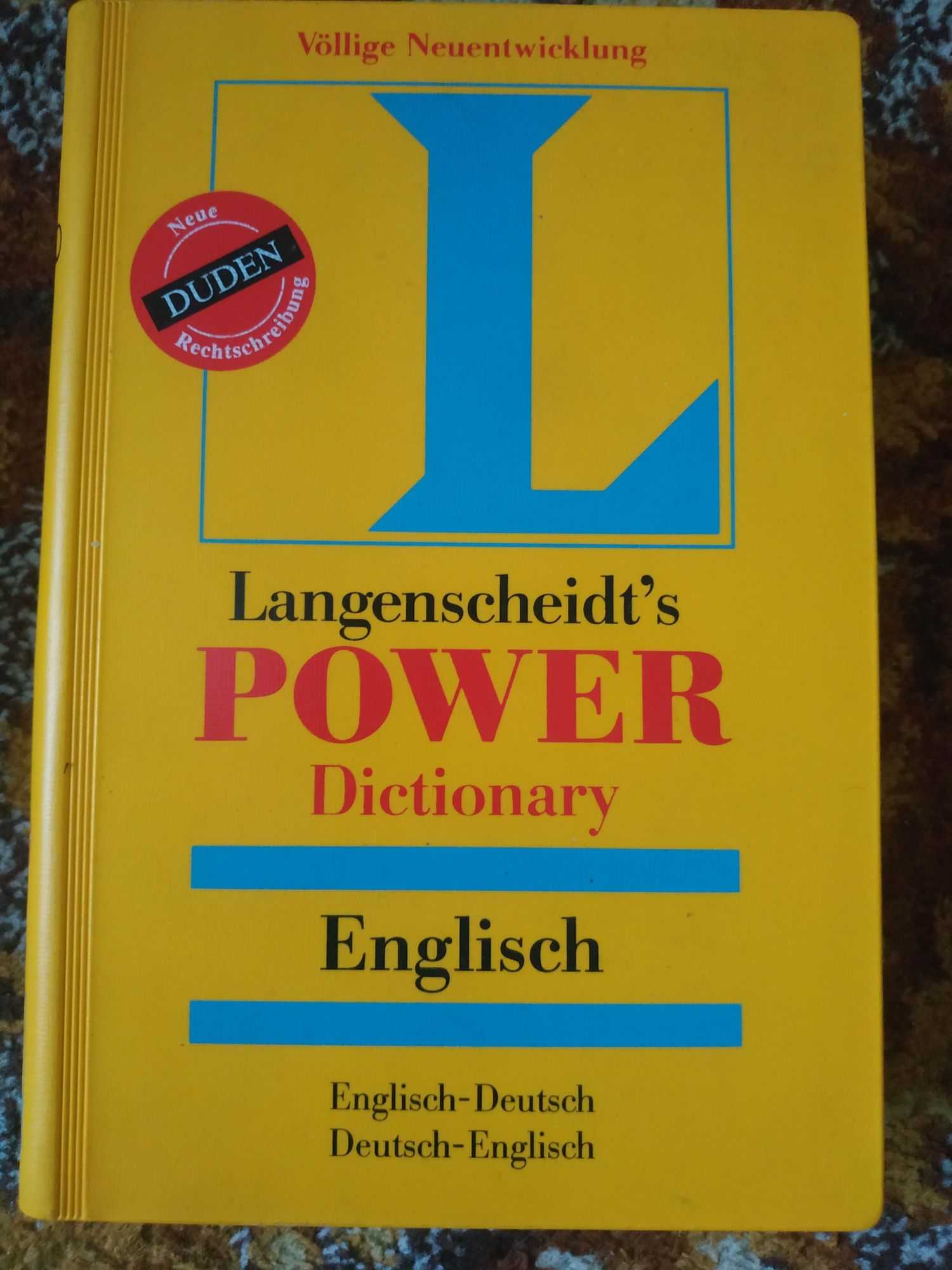 Langenscheidt's power dictionary English-deutsch deutsch-english