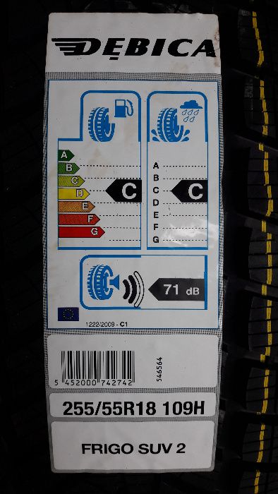 2szt nowe opony zimowe 255/55R18 Dębica Frigo Suv2 Warszawa